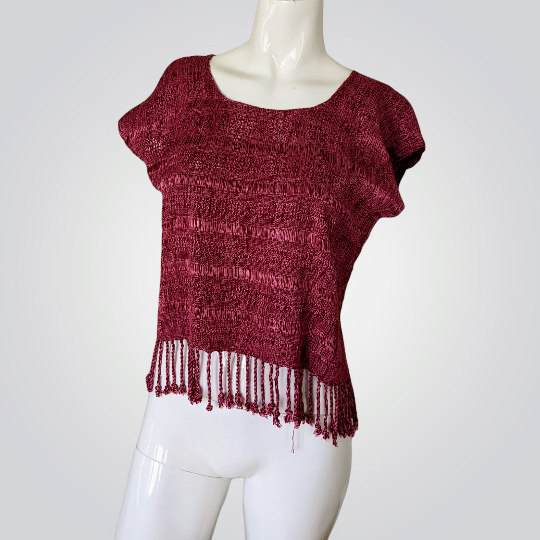 Ethnic women's tops -Handwoven women's tops- Bohemian women's tops - AURA MAYA - Aura Maya