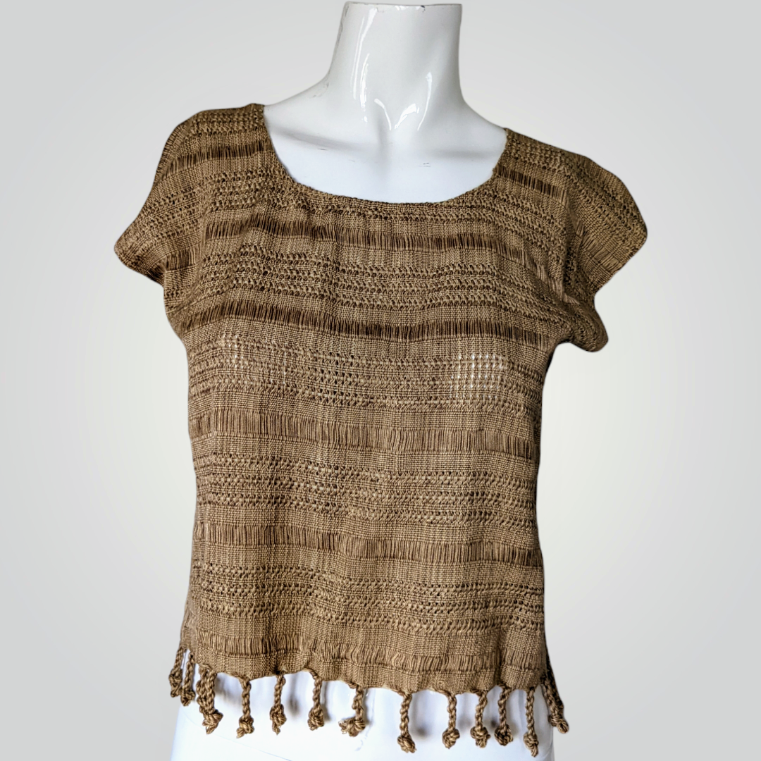 Ethnic women's tops -Handwoven women's tops- Bohemian women's tops - AURA MAYA - Aura Maya