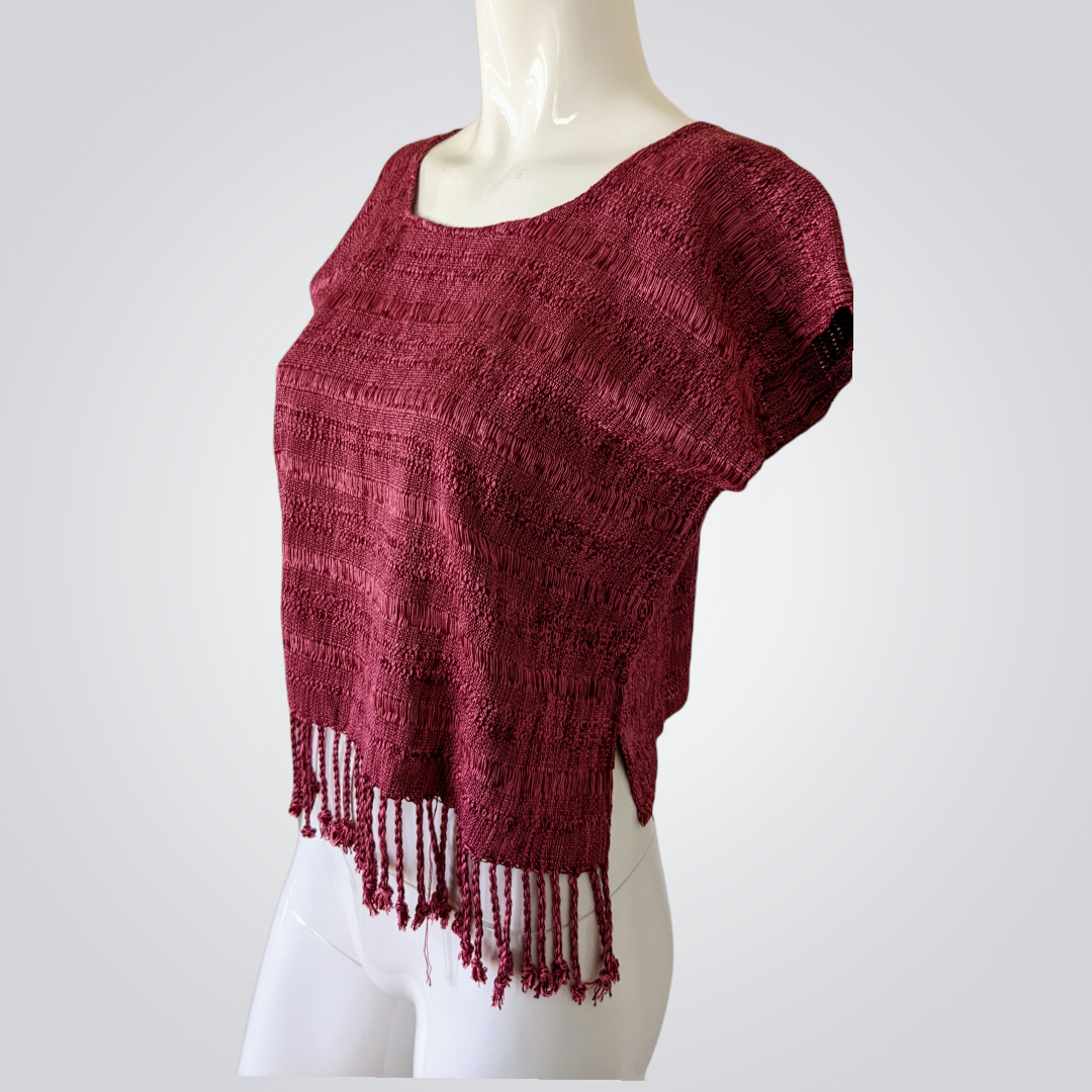 Ethnic women's tops -Handwoven women's tops- Bohemian women's tops - AURA MAYA - Aura Maya