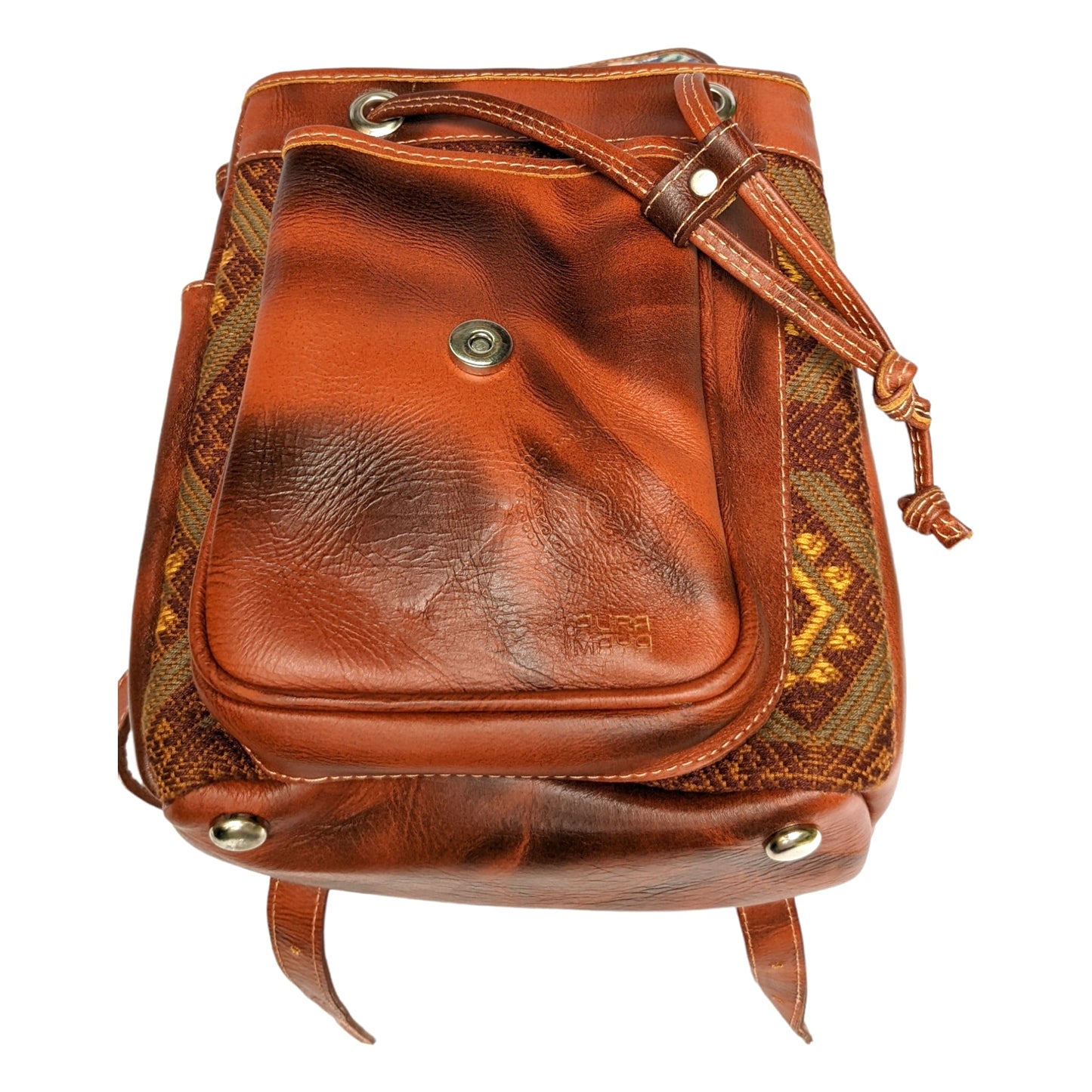 Leather Travel Backpack - Women's Backpack - AURA MAYA - Aura Maya