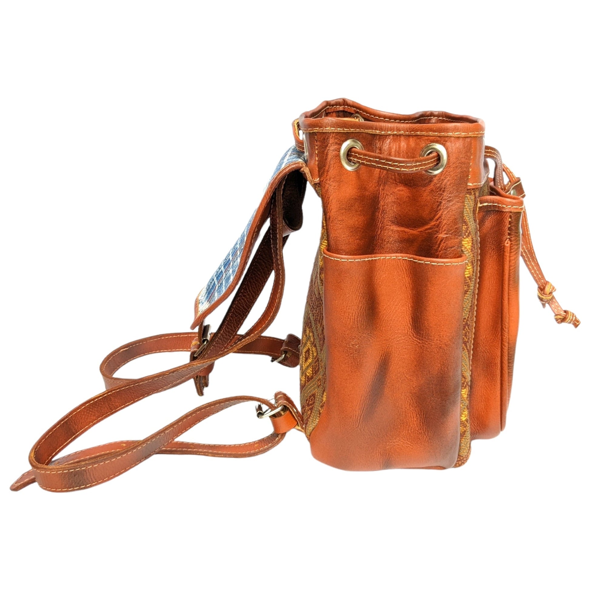 Leather Travel Backpack - Women's Backpack - AURA MAYA - Aura Maya