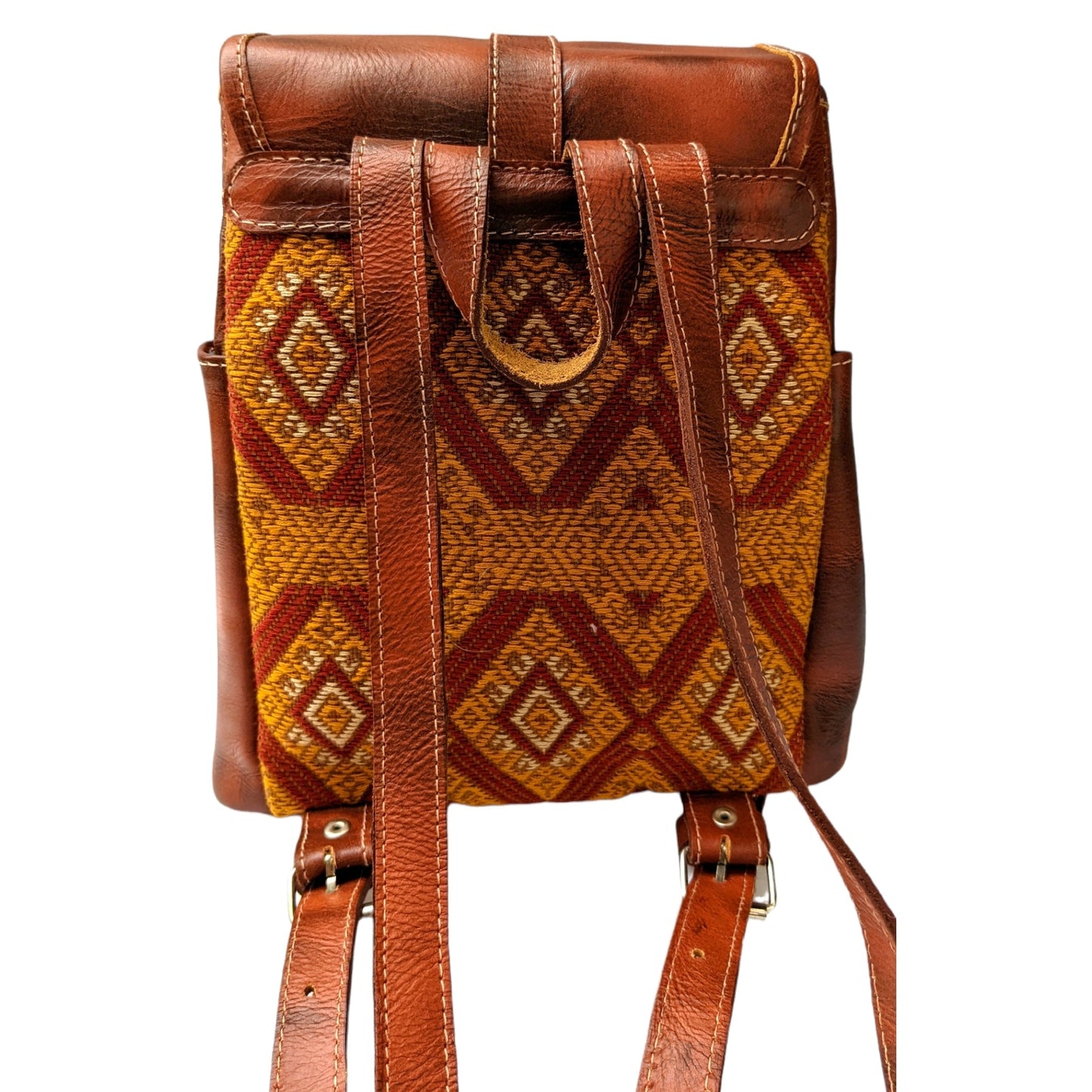 Leather Travel Backpack - Women's Backpack - AURA MAYA - Aura Maya