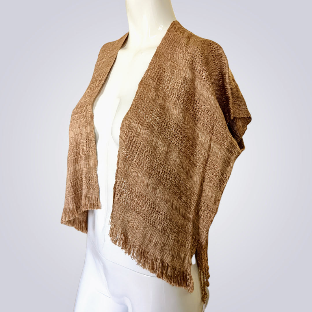 Light Summer Women Vest - Handwoven Textile - AURA MAYA - Aura Maya